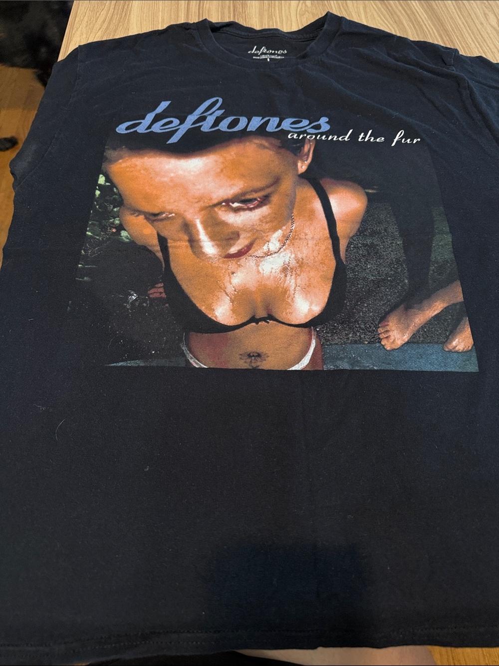 'Around the Fur' Black Graphic Kids T-Shirt